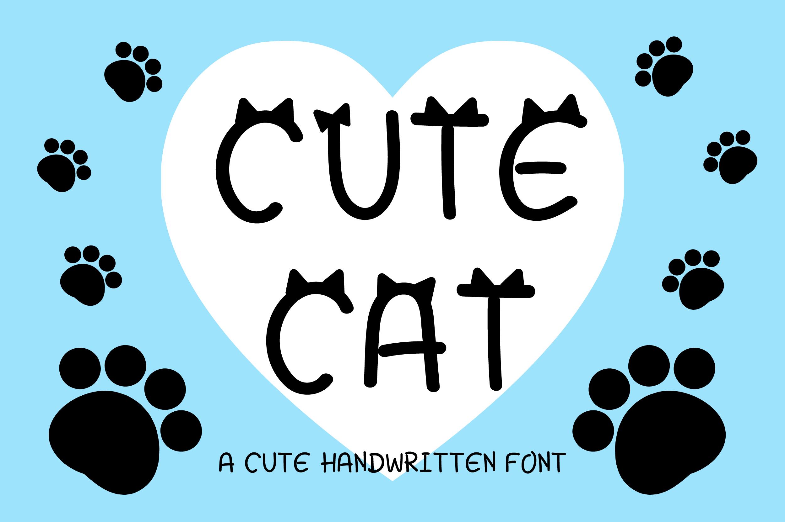 Cute Cat Font