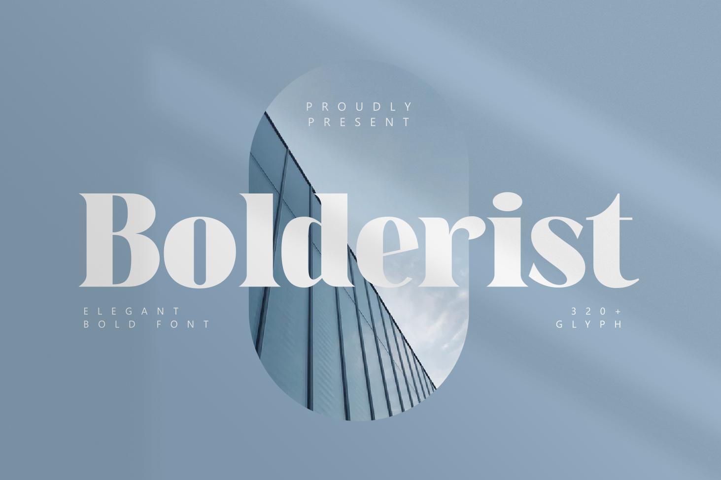 Bolderist Font