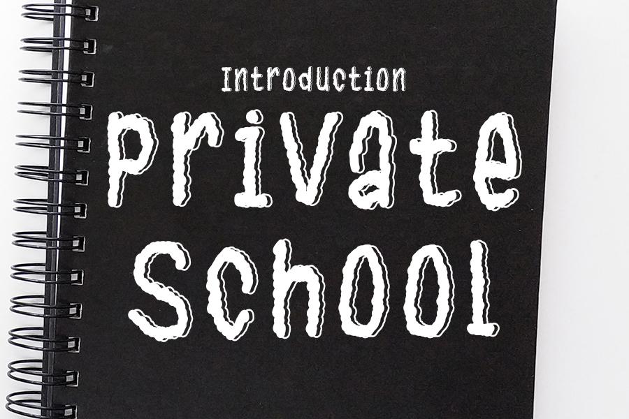 Private School Font