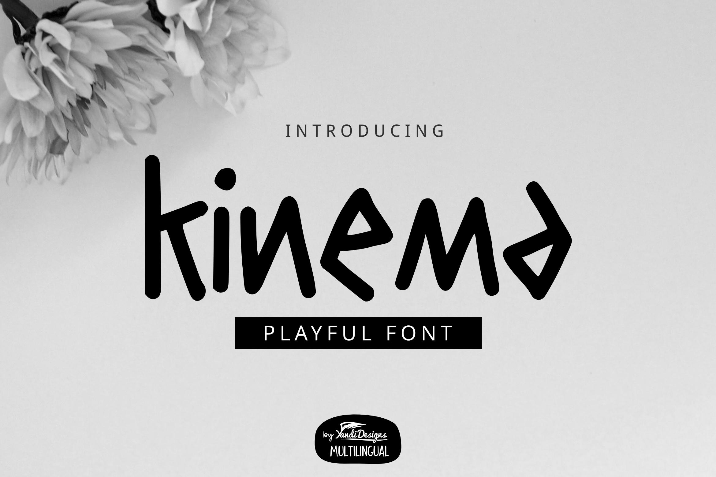 Kinema Font