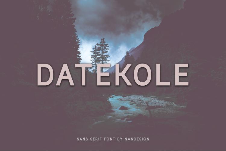 Datekole Font