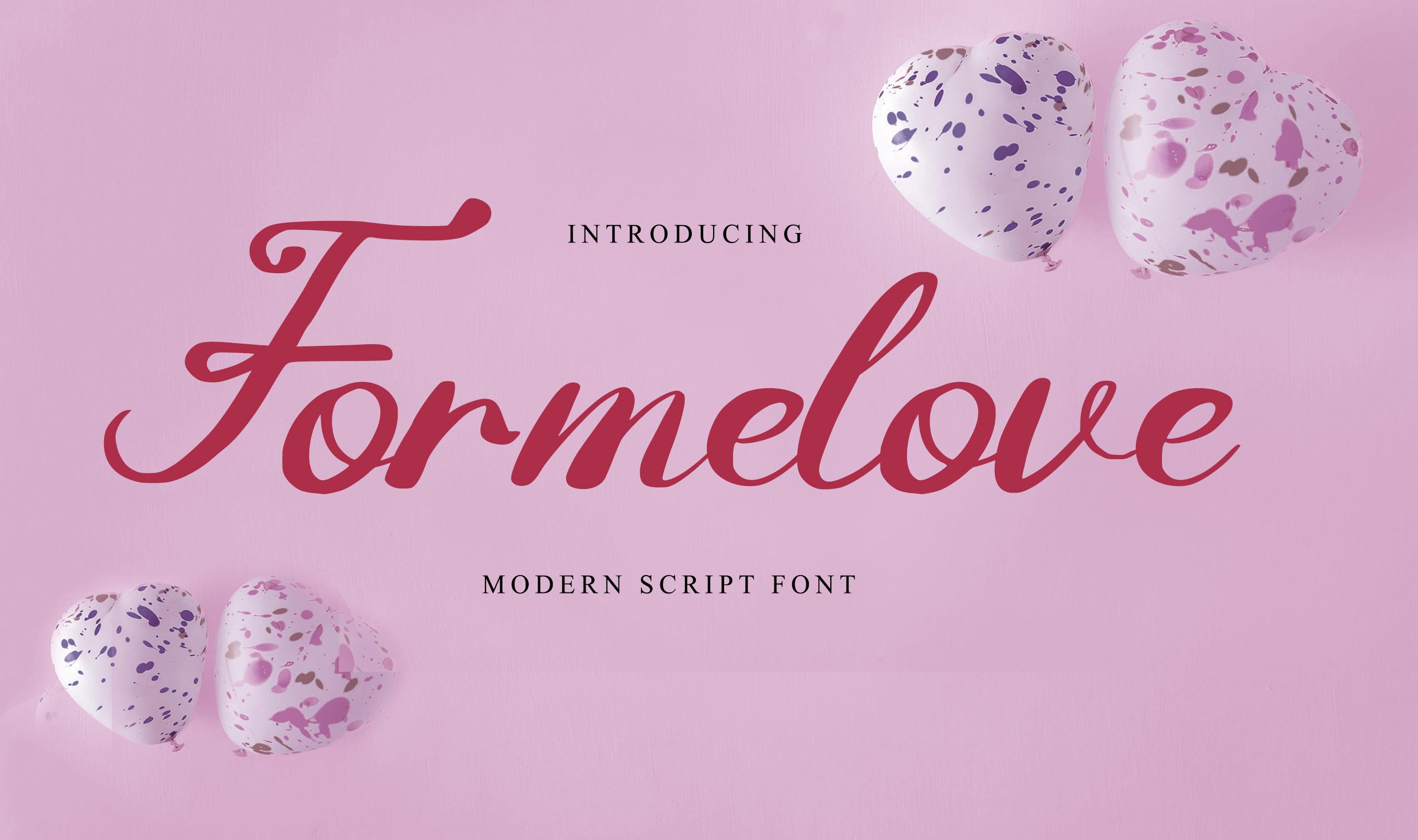 Formelove Font