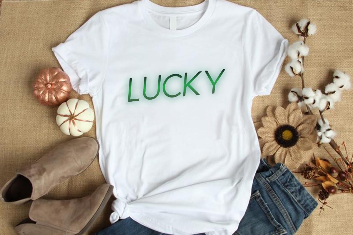 Sublimation Design Lucky Svg