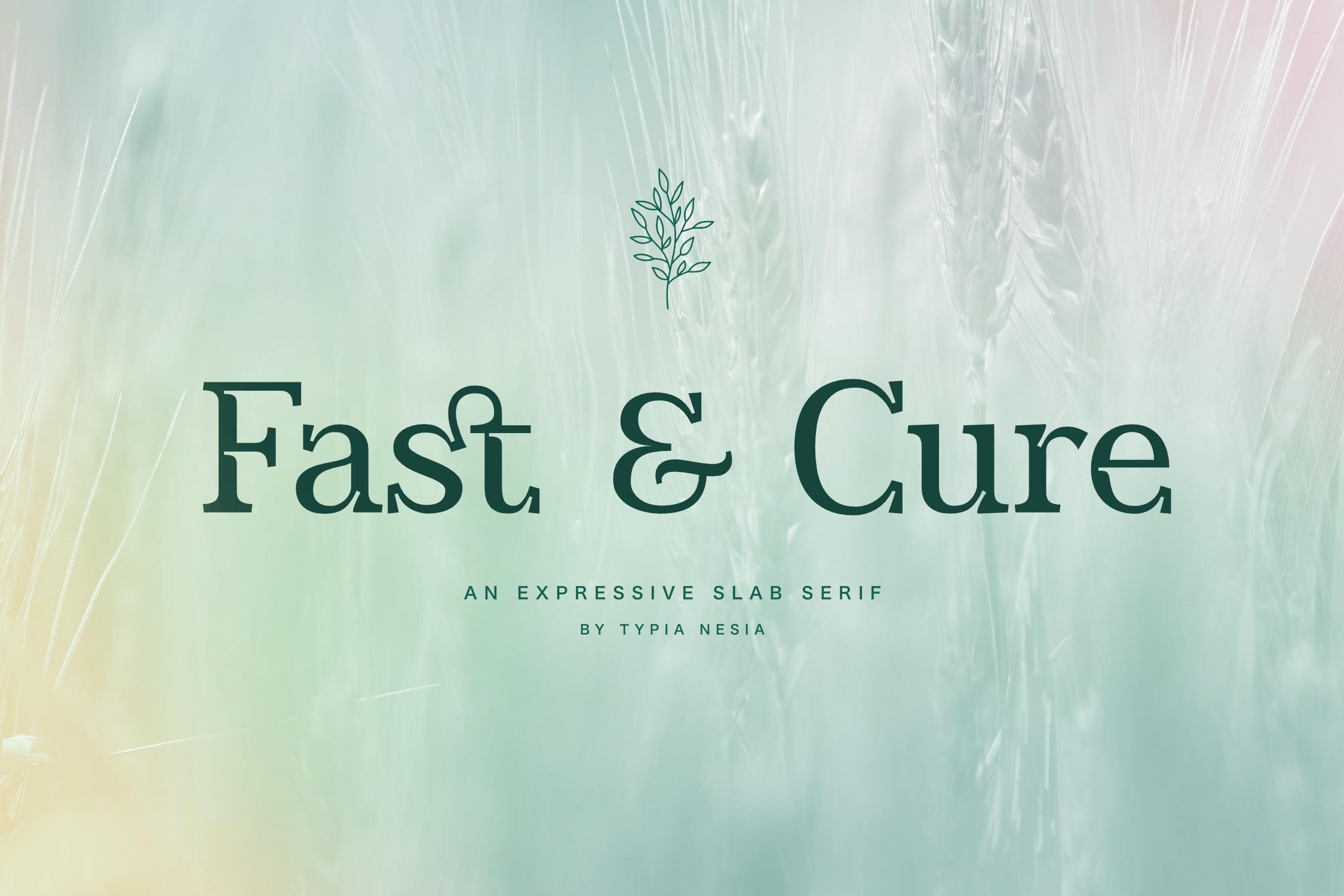 Fast and Cure Font