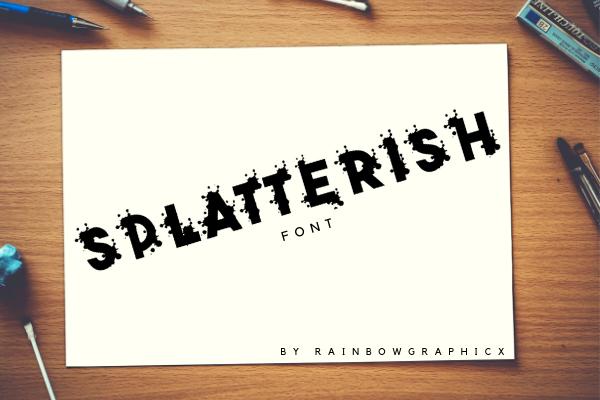 Splatterish Font