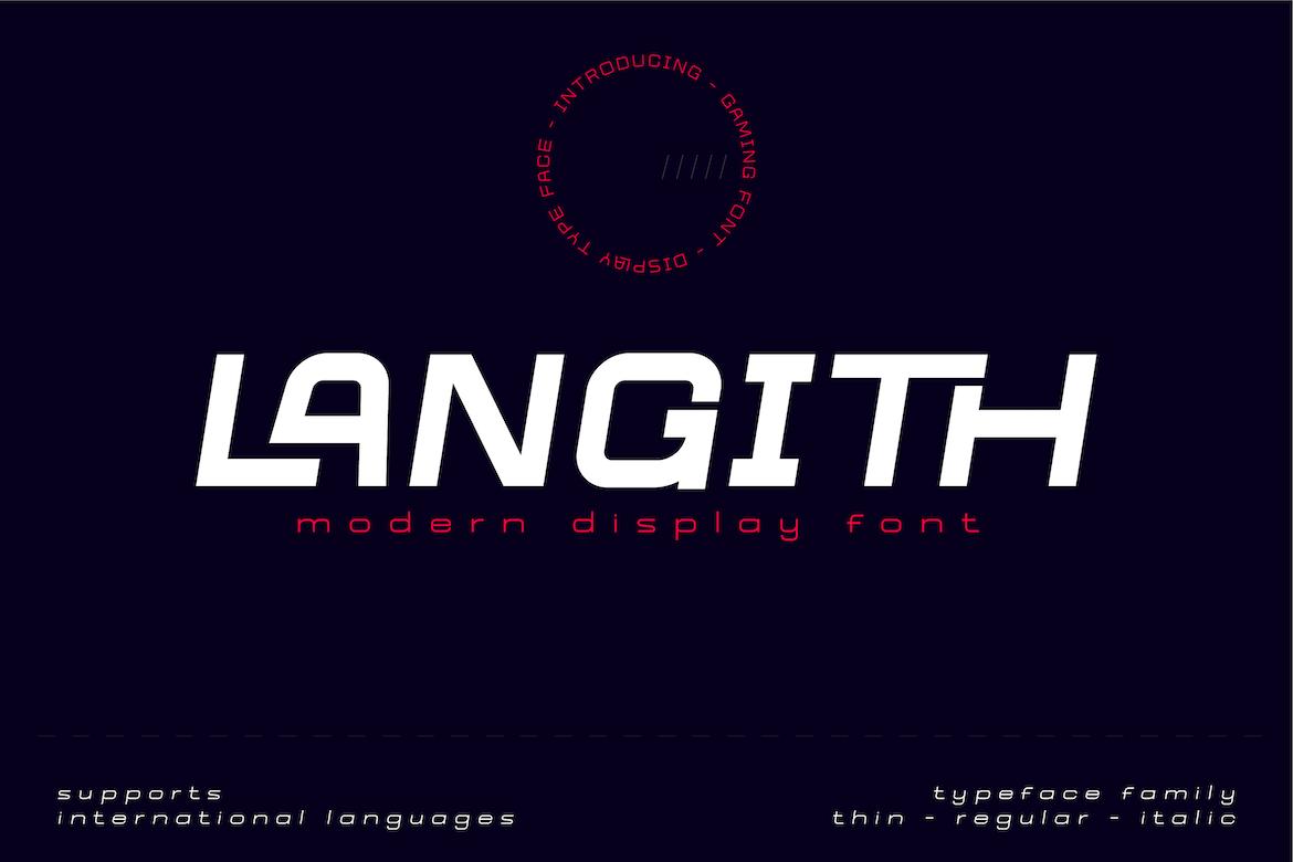 Langith Font