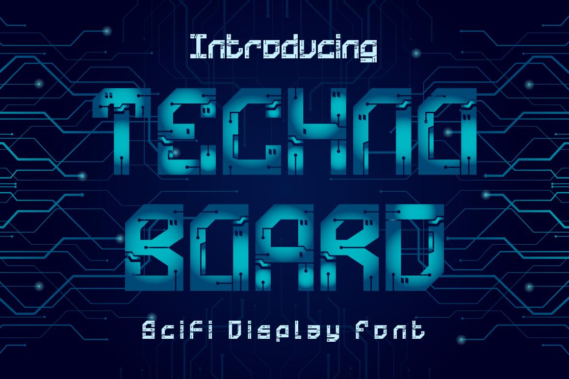 Technoboard Font