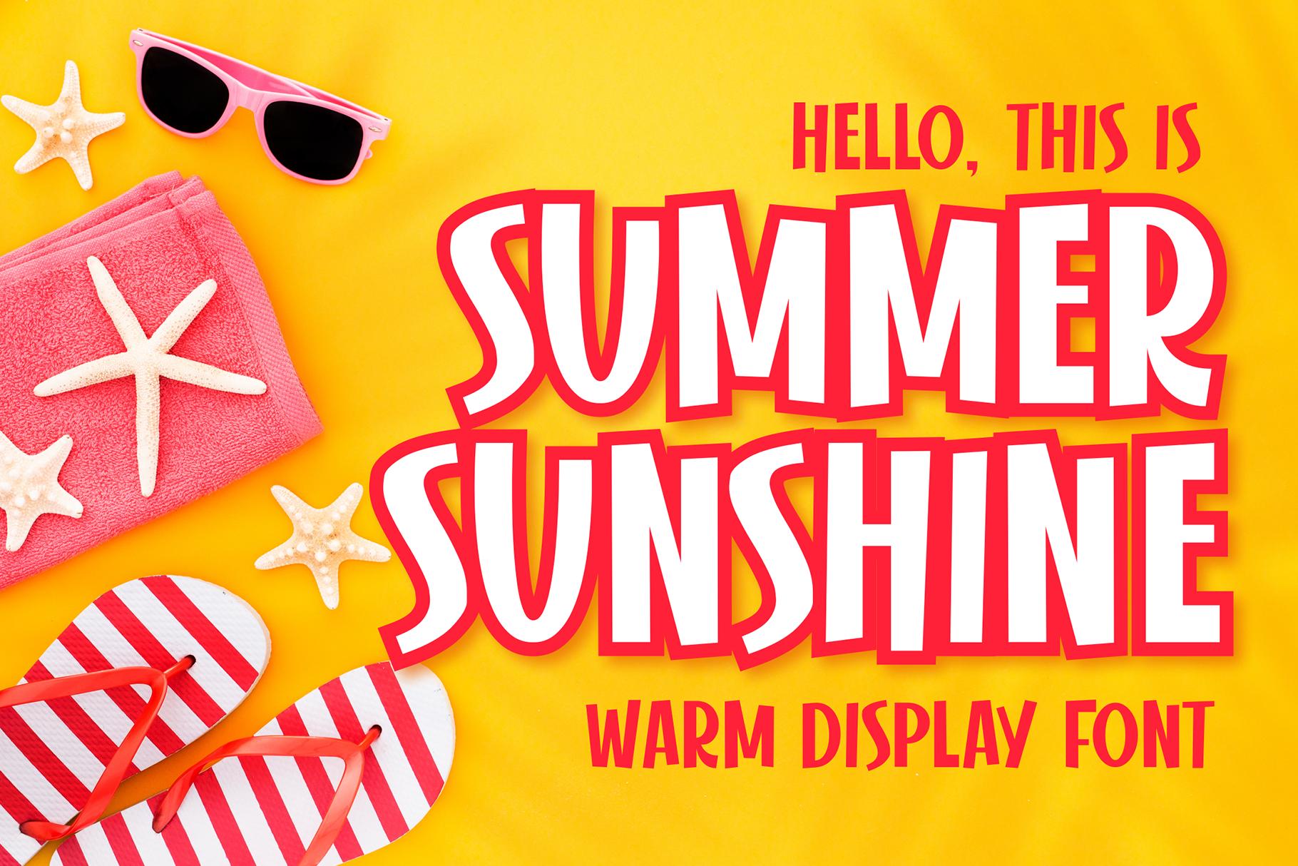 Summer Sunshine Font