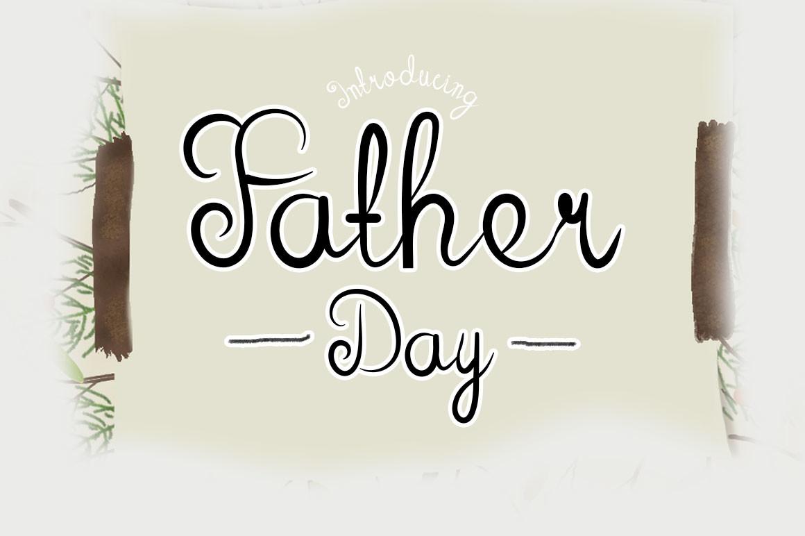 Father's Day Font