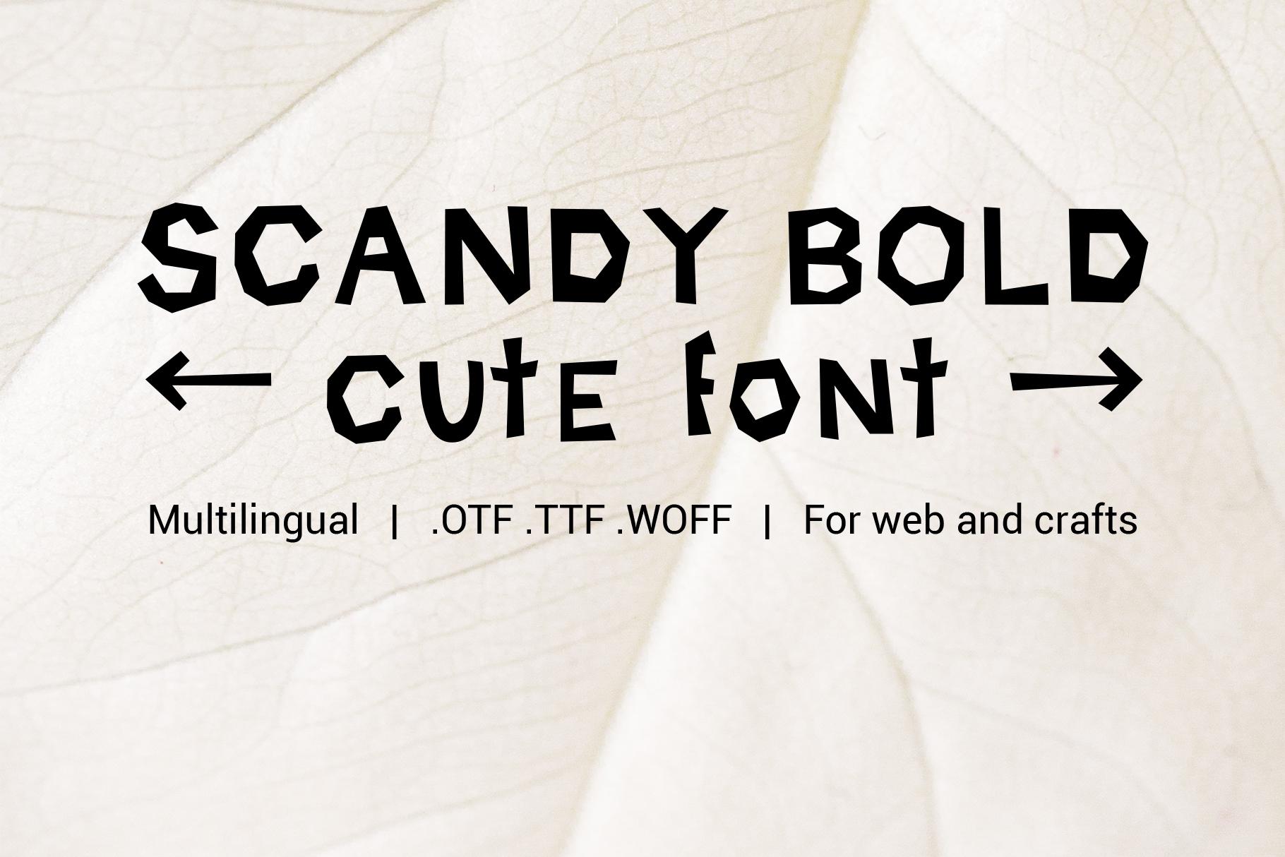 Scandy Bold Font