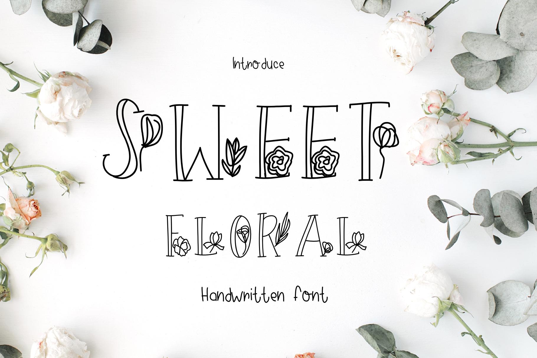 Sweet Floral Font