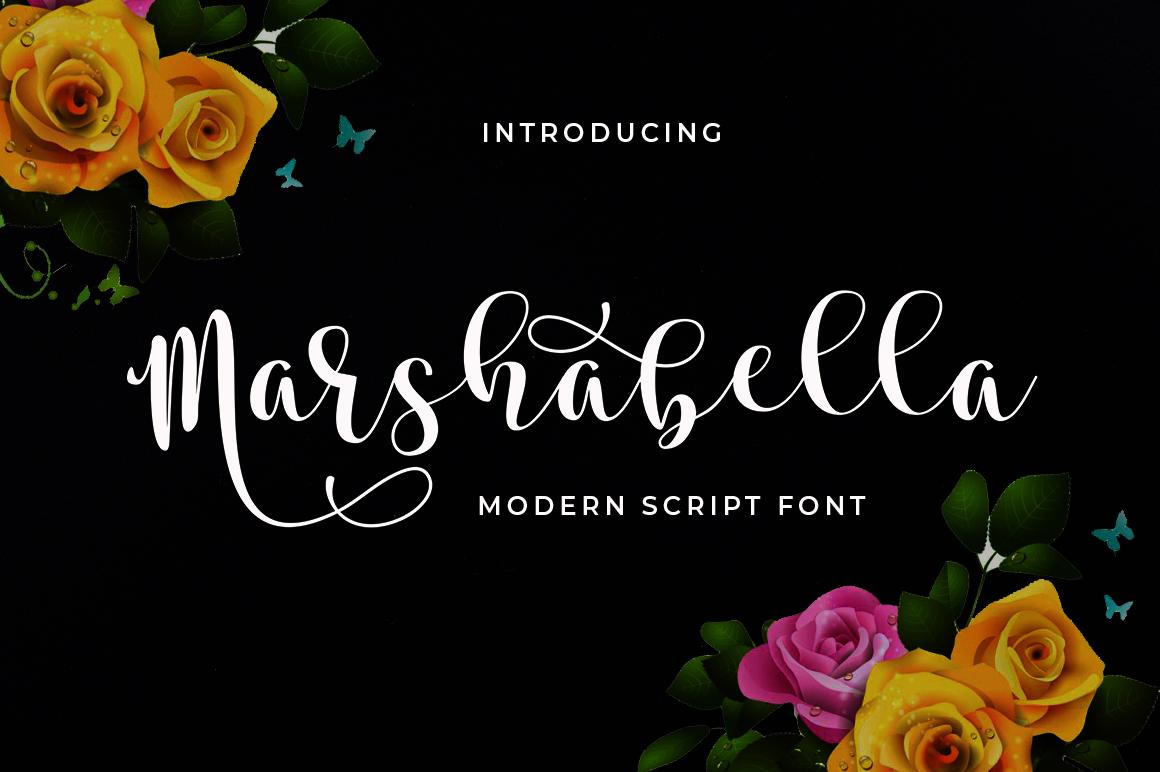 Marshabella Script Font