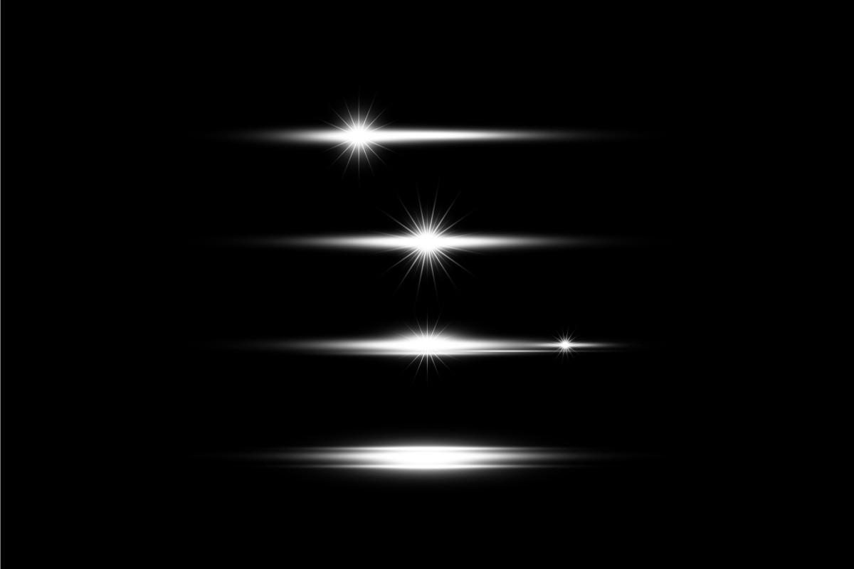 Abstract Custom Lens Flare Pack Design