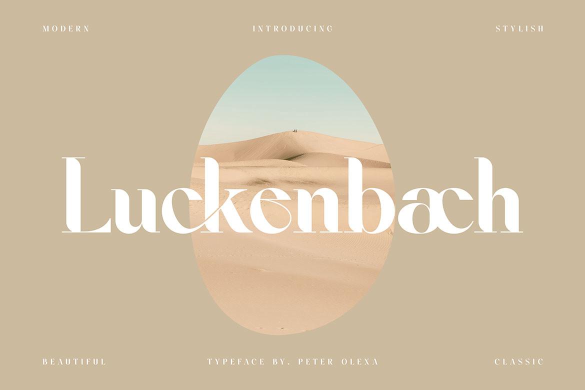 Luckenbach Font