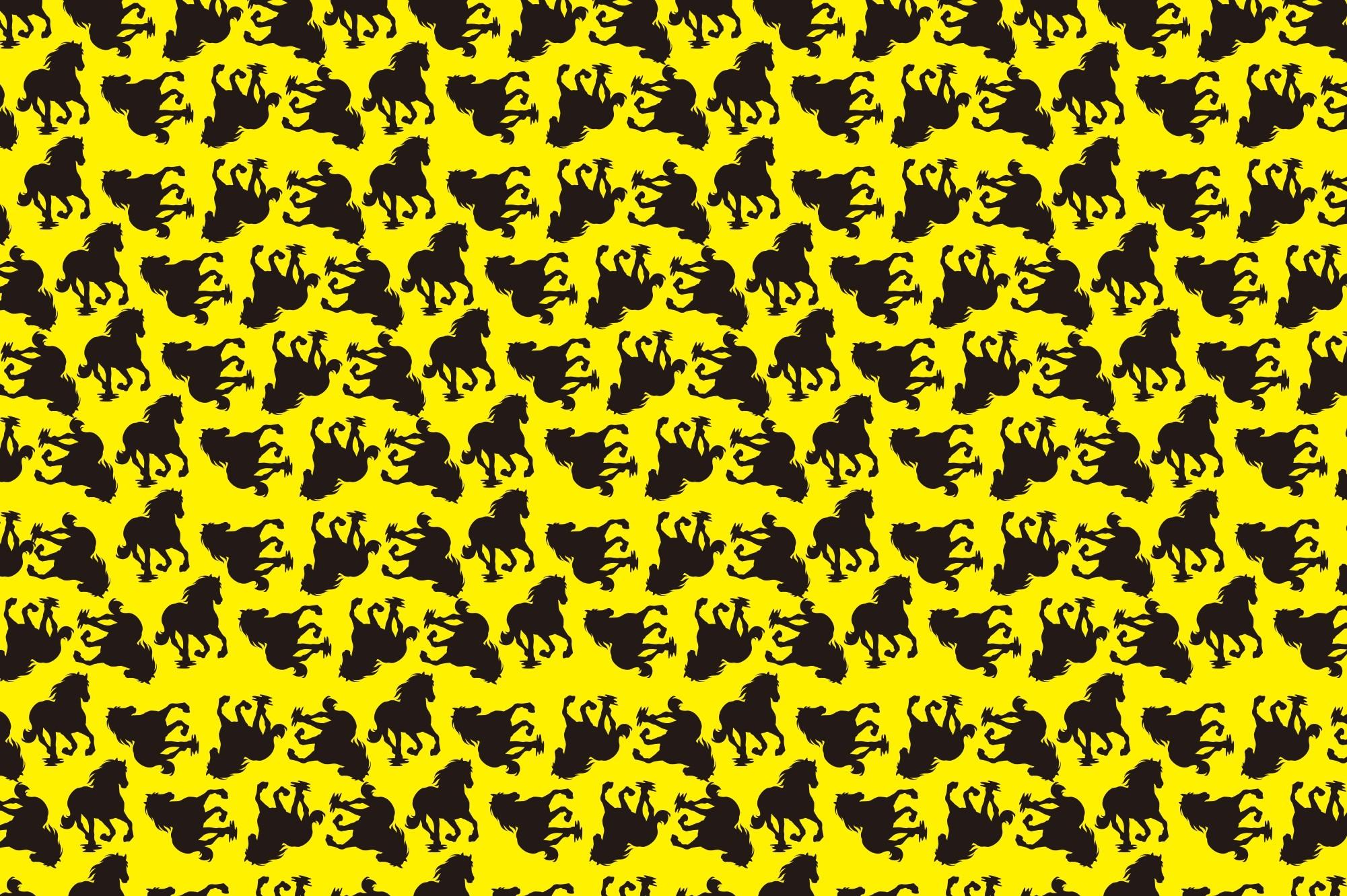 Horse Silhouette Pattern