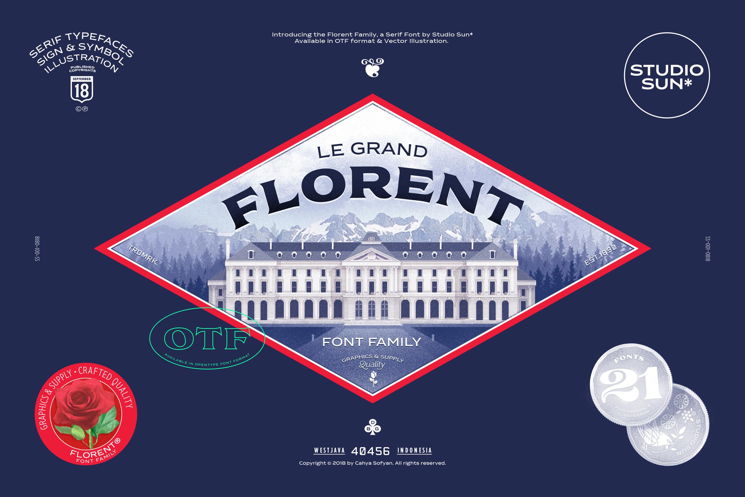 Florent Family Font