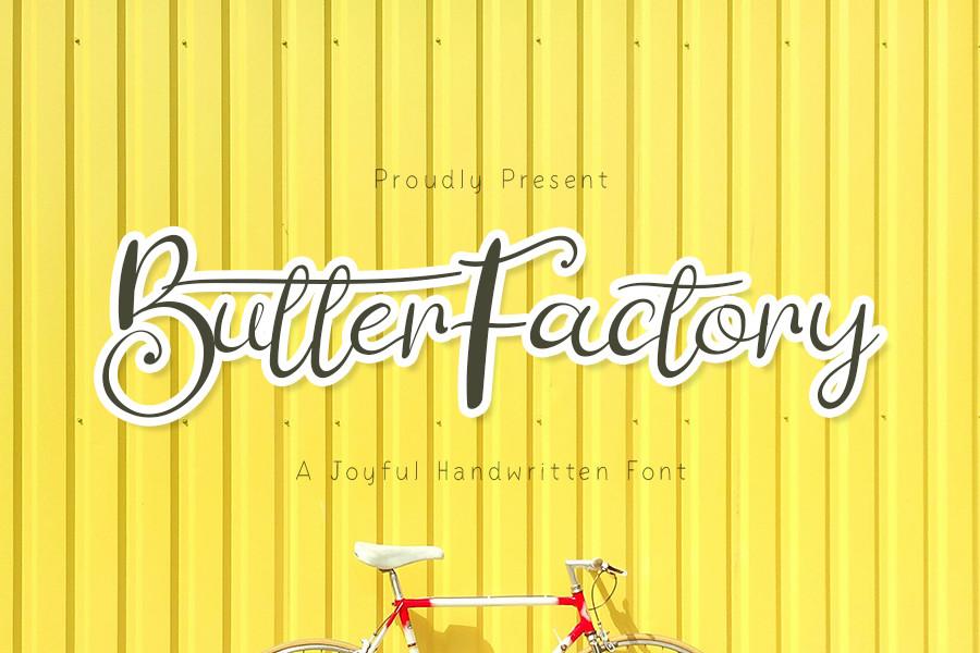Butter Factory Font