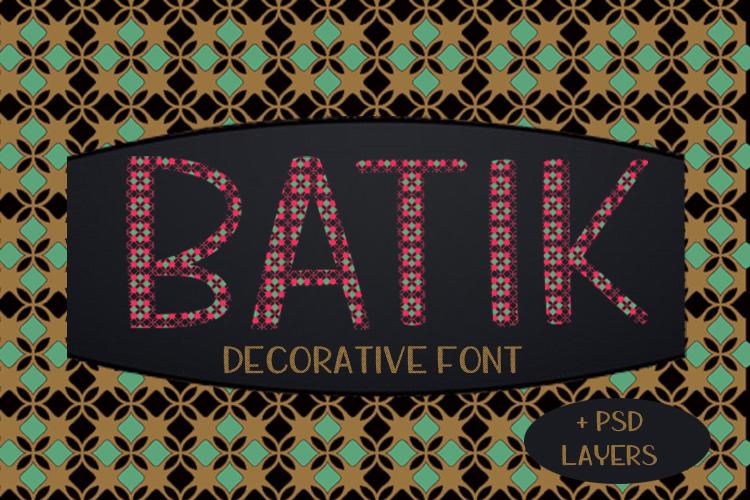 Batik Font