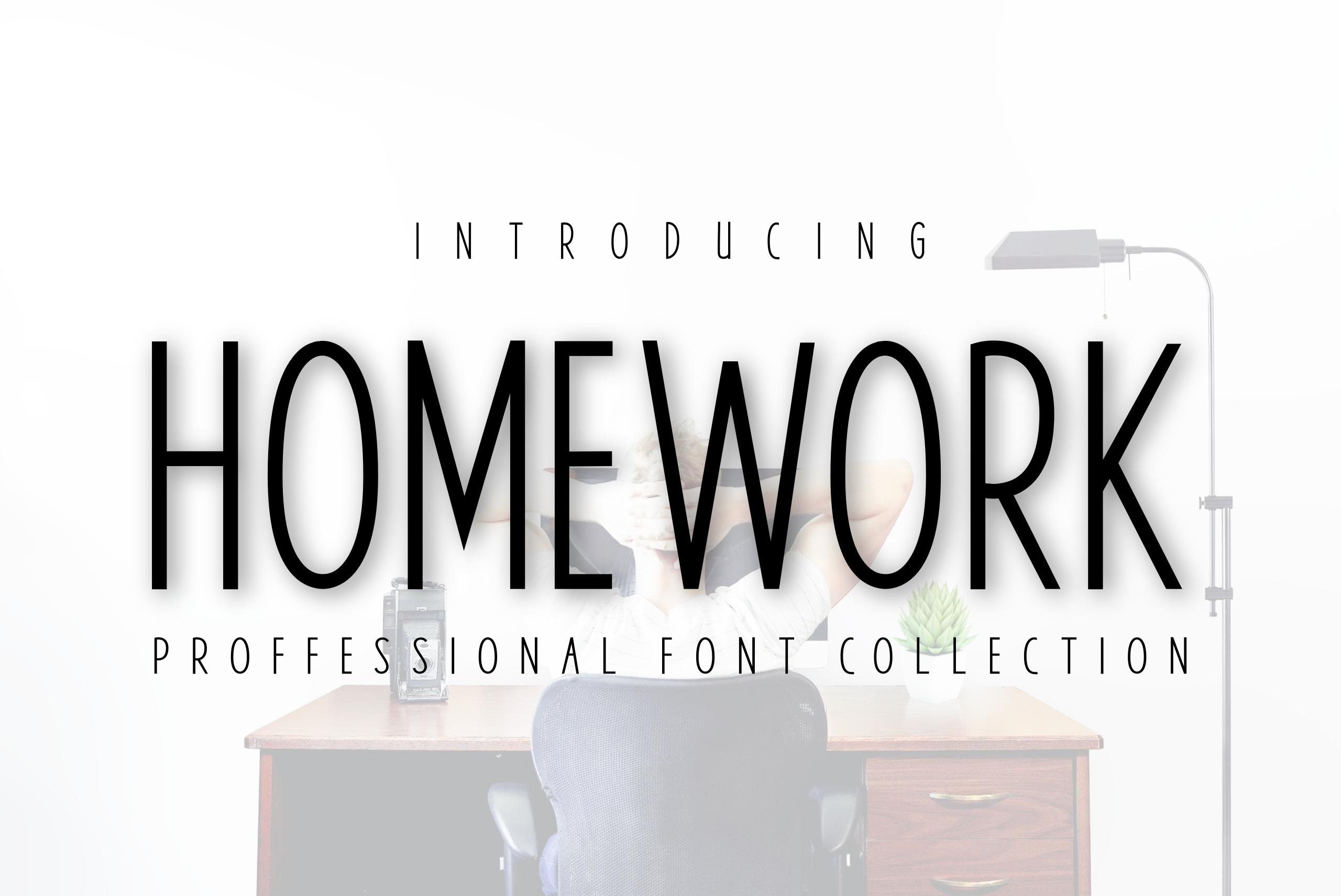 Homework Font