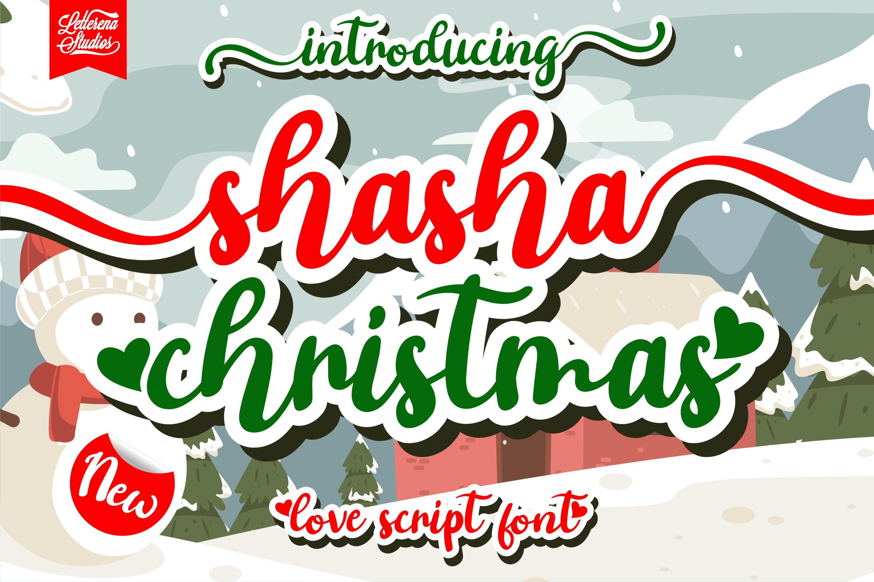 Shasha Christmas Font