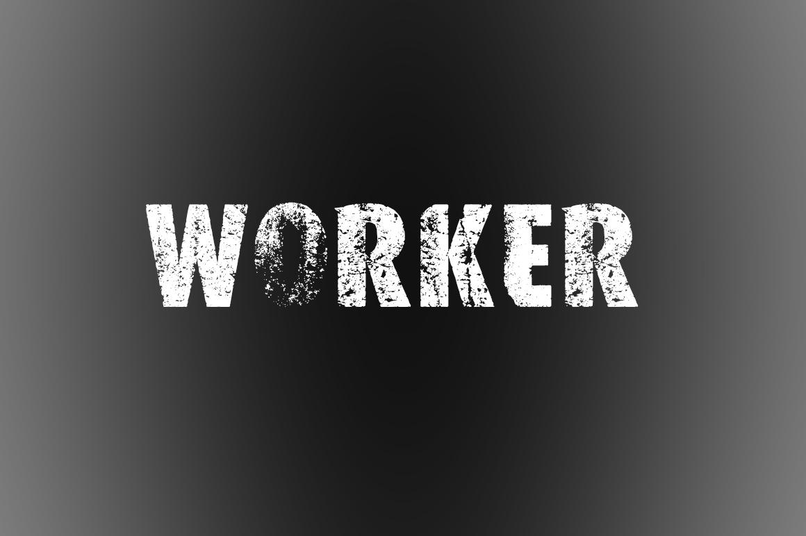 VTKS Worker Font