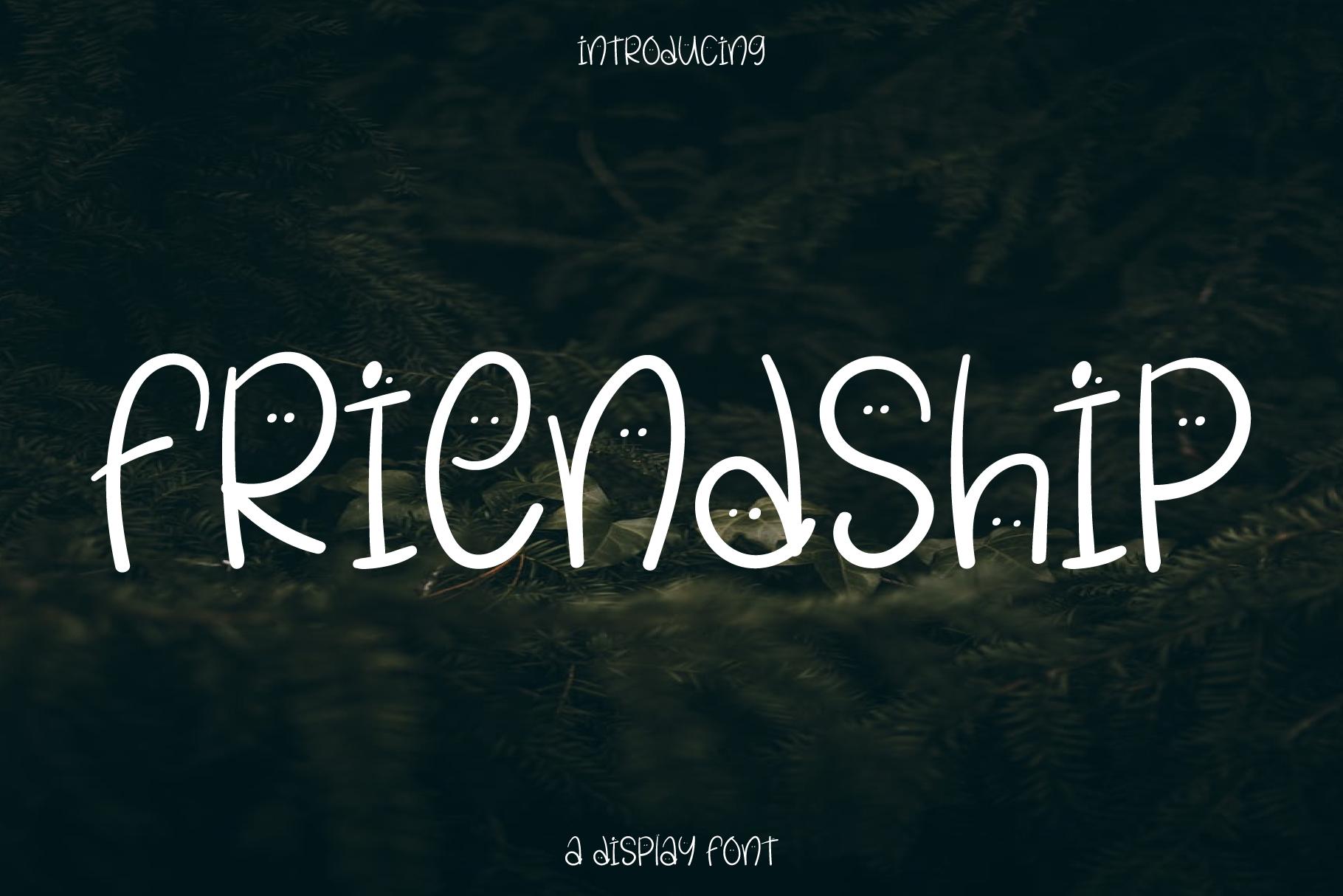 Friendship Font