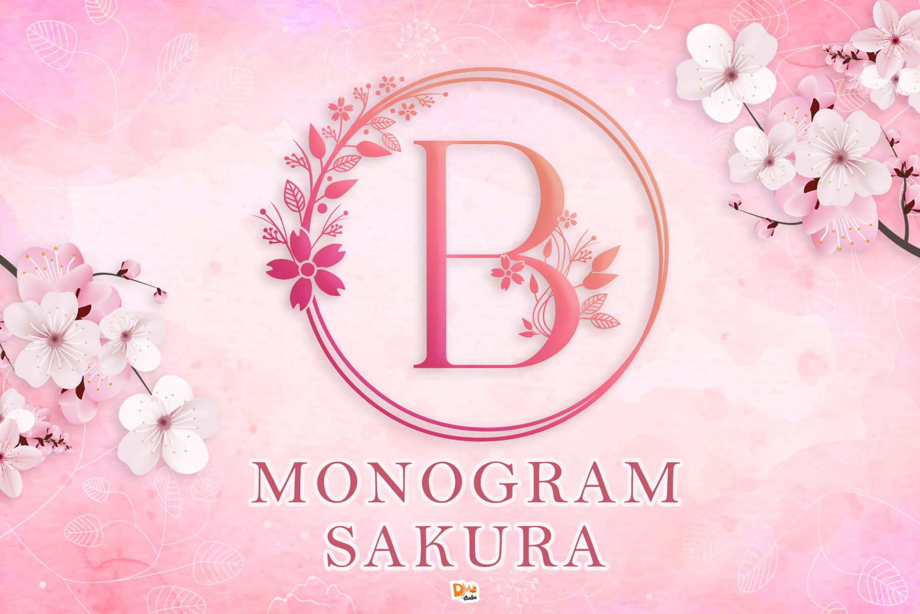 Monogram Sakura Font