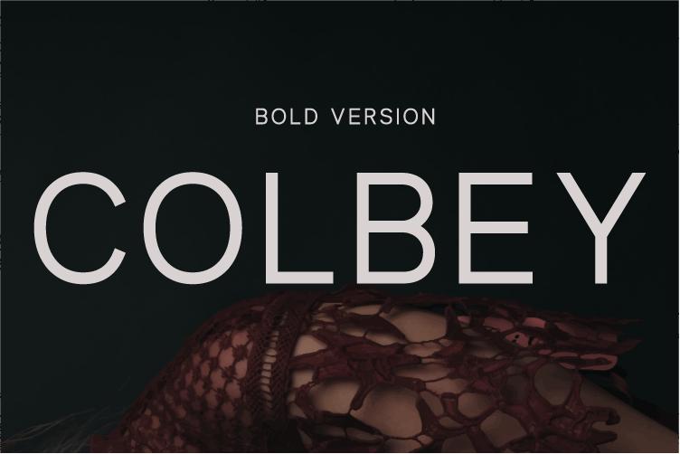 Colbey Bold Font