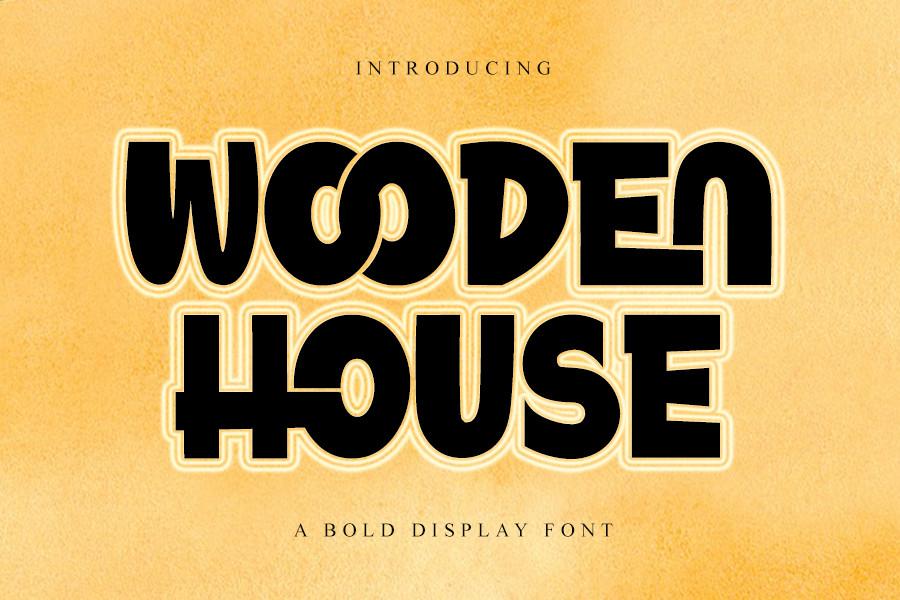 Wooden House Font