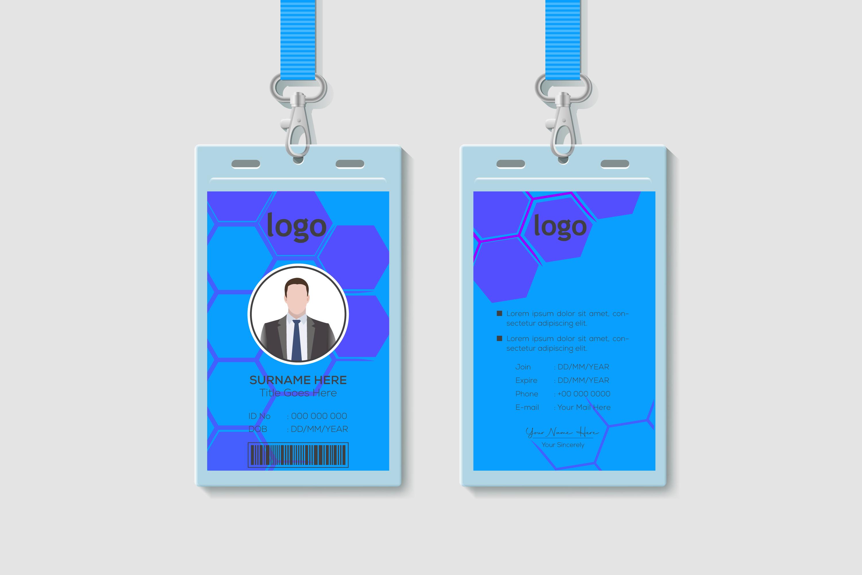Creative ID Card Template Print Ready