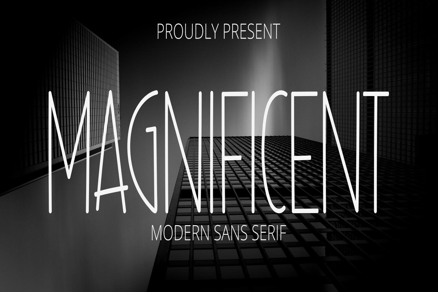 Magnificent Font