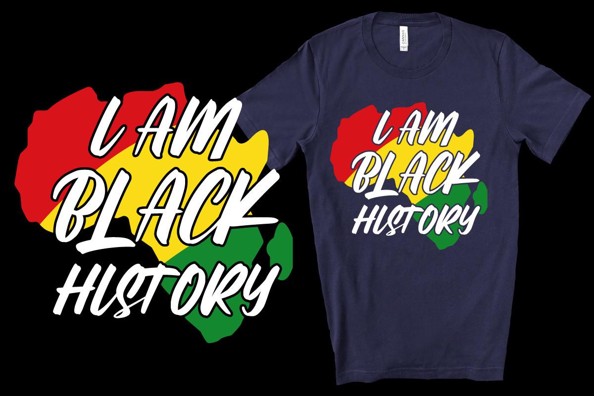 Black History T-Shirt Design