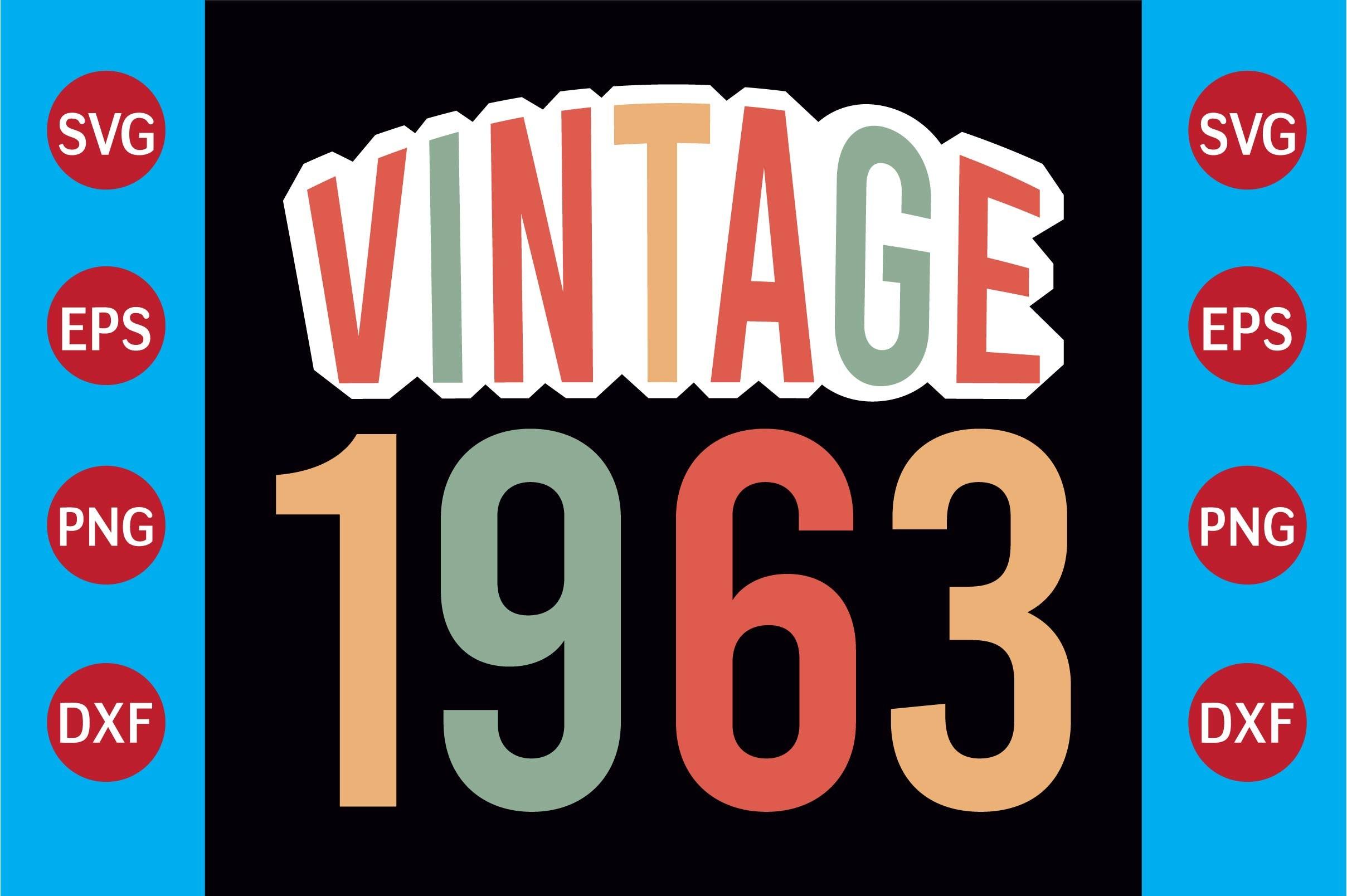 Vintage 1963  T-shirt Design