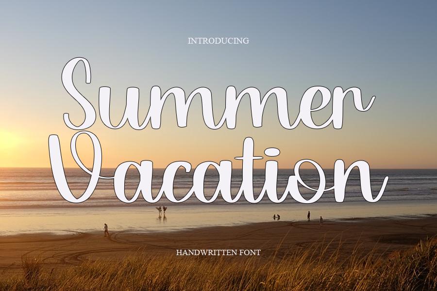 Summer Vacation Font