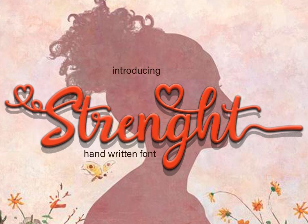 Strenght Font