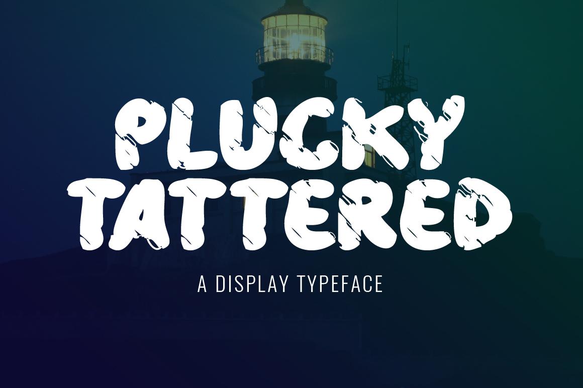 Plucky Tattered Font