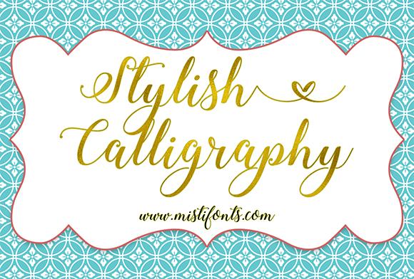 Stylish Calligraphy Font