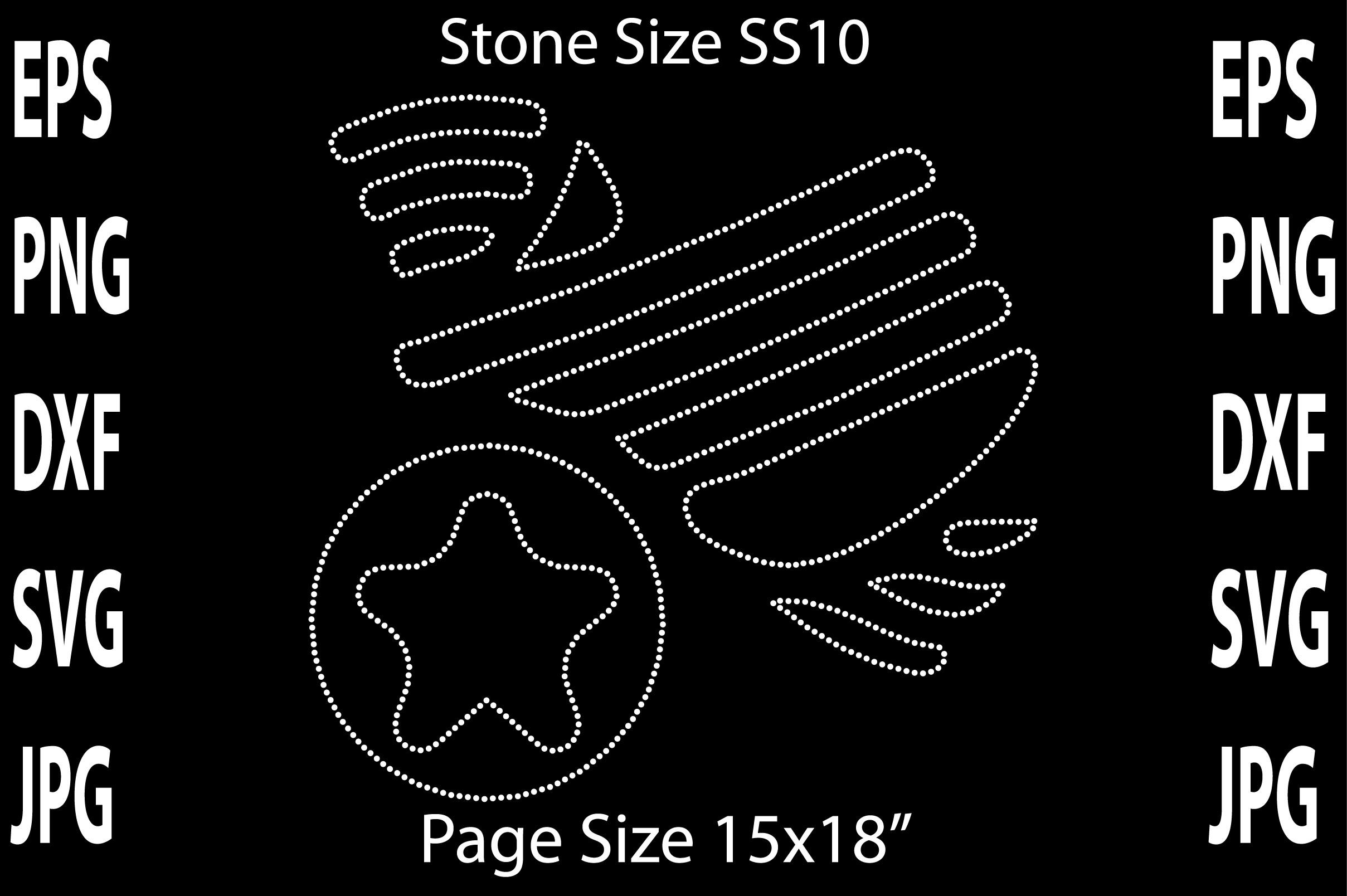 Veteran Rhinestone T-Shirt Design