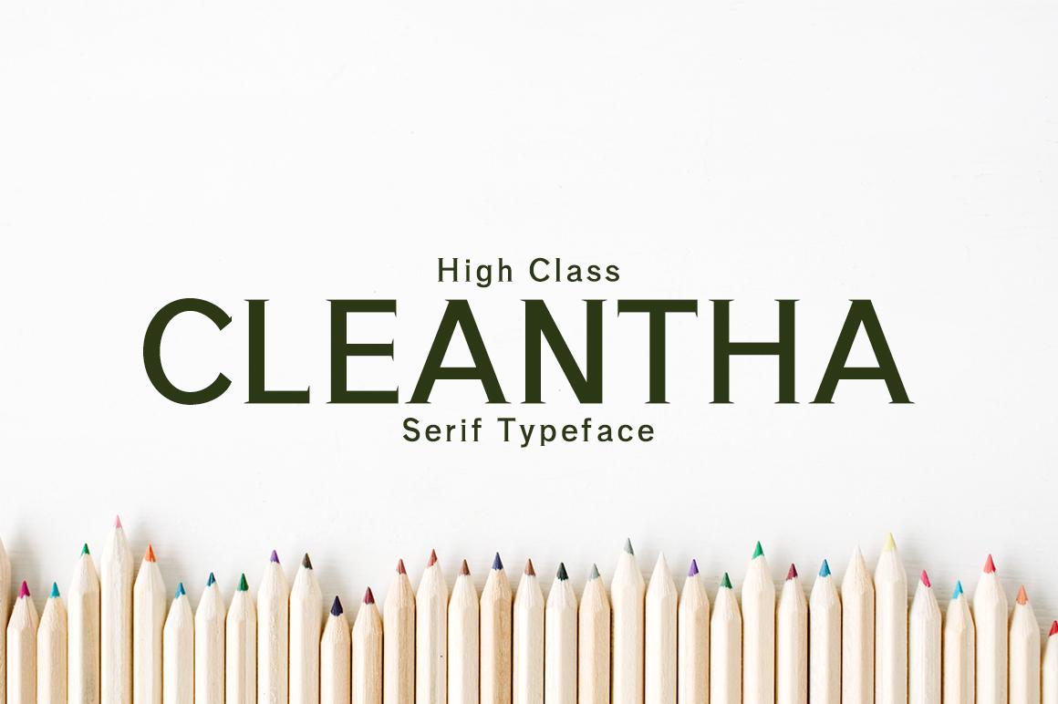 Cleantha Font