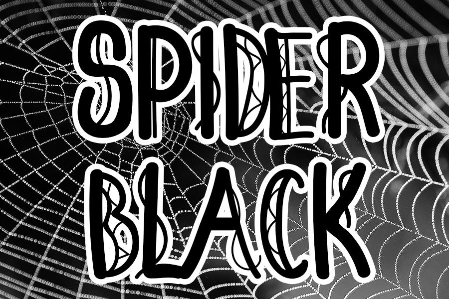 Spider Black Font