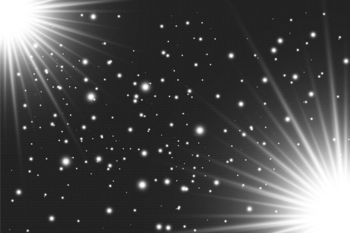 Abstract Custom Lens Flare Pack Design