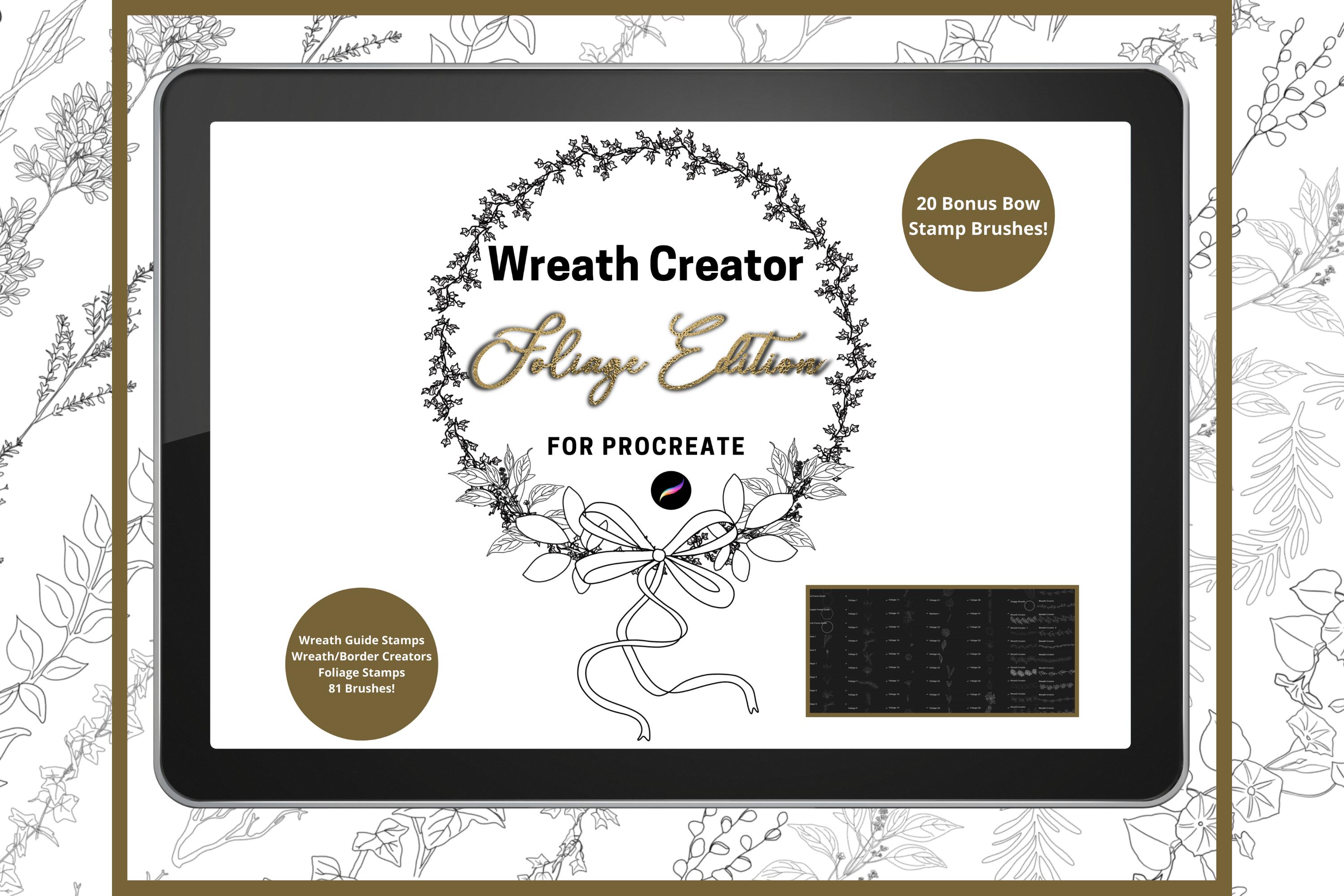 Procreate Foliage Wreath Creator