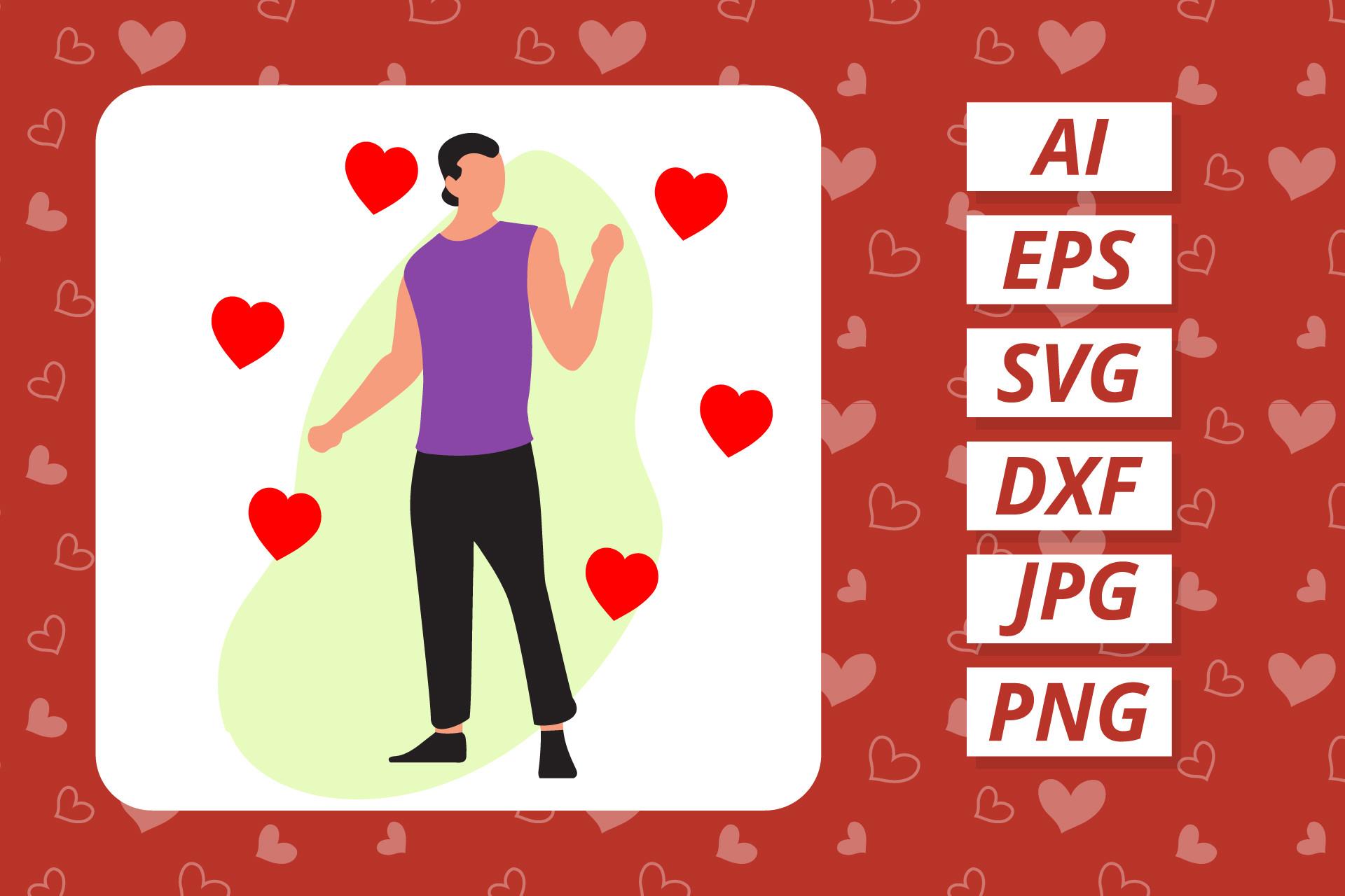 Valentine Person Romantic Collection
