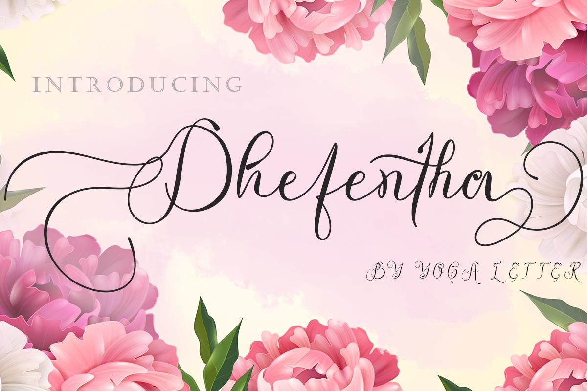 Dhefentha Font