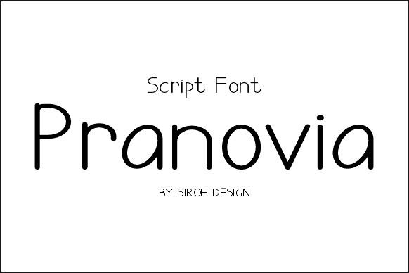 Pranovia Font