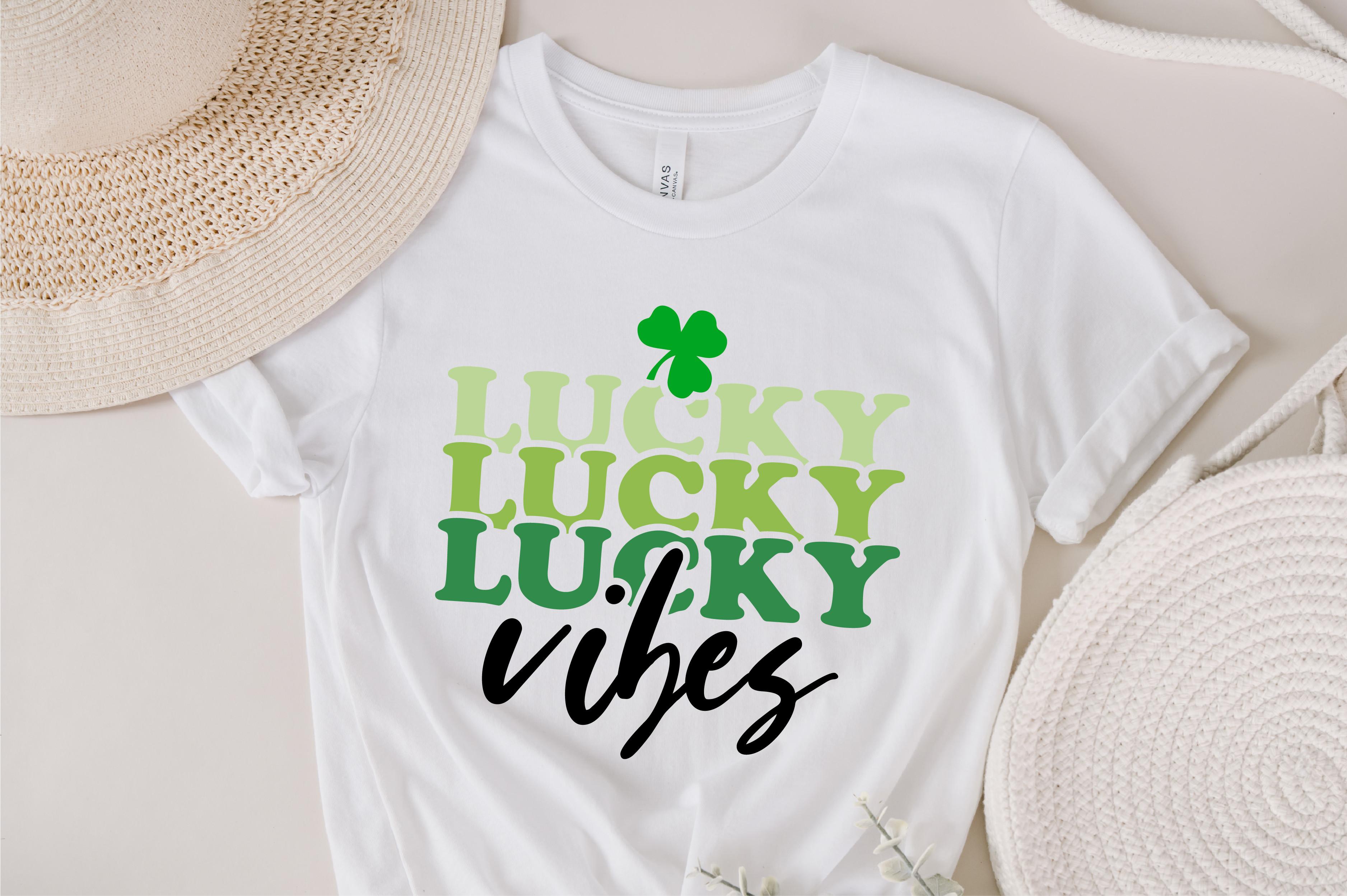 Lucky Vibes Svg, St Patrick's Day Svg