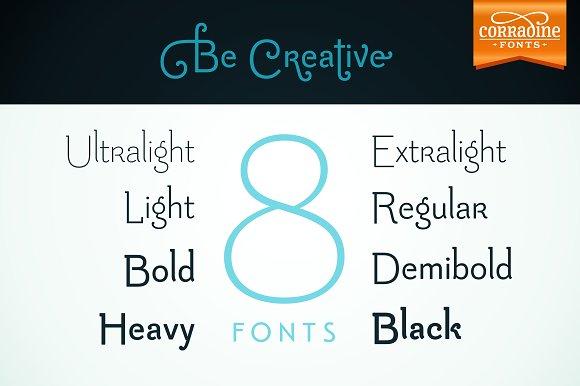 Be Creative Family Font