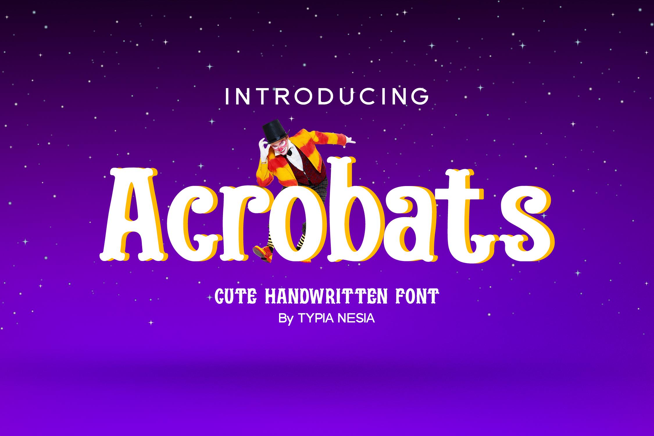 Acrobats Font