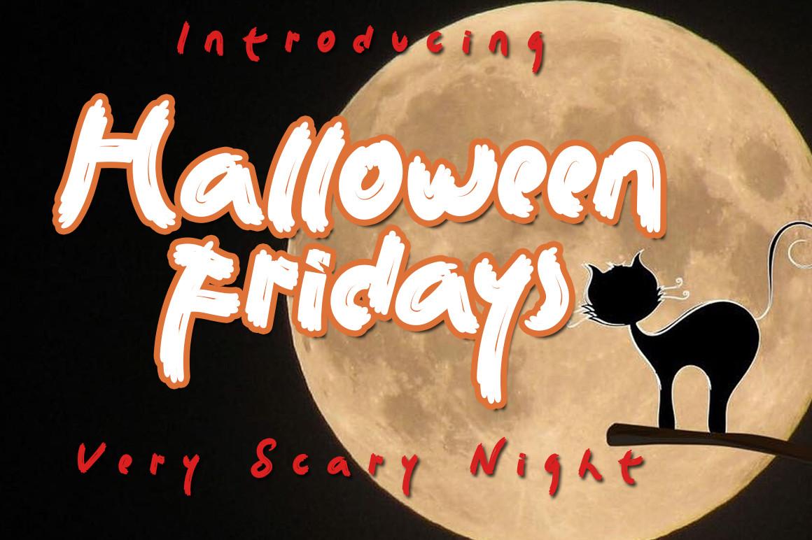 Halloween Fridays Font