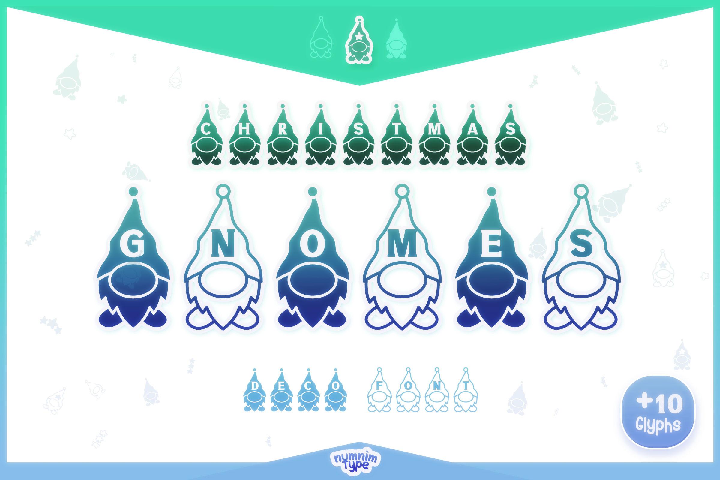 Christmas Gnomes Font